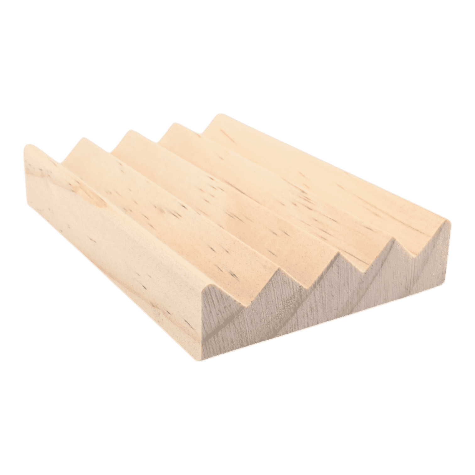 Handmade Slotted Wood Soap Dish - Image 1
